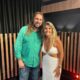 Sandro Barros e Márcia Pinho (Foto: Victor Yemba/ Super Rádio Tupi)