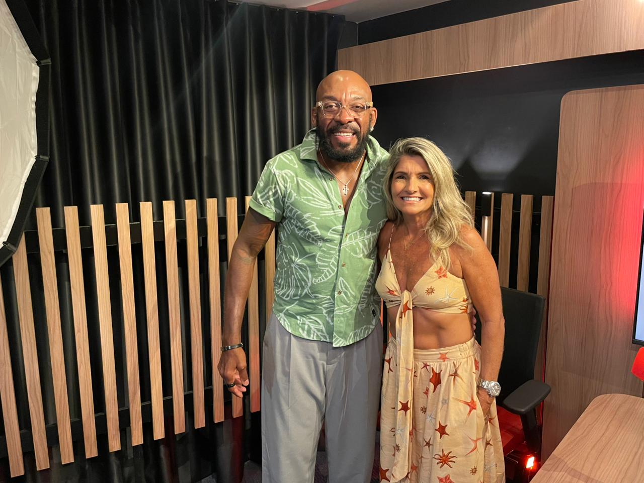 Almirzinho e Marcia Pinho (Foto: Victor Yemba/ Super Rádio Tupi)
