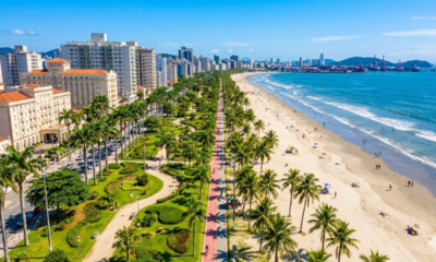 Esta cidade brasileira abriga o maior porto da América Latina e o maior jardim de praia do mundo