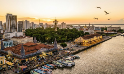 Uma grande cidade da Amazônia combina sabores e cheiro de ervas medicinais com arquitetura europeia
