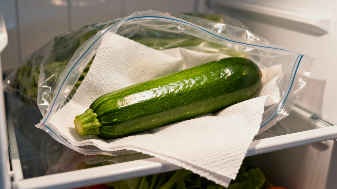 O jeito certo de guardar abobrinha e evitar que ela fique mole