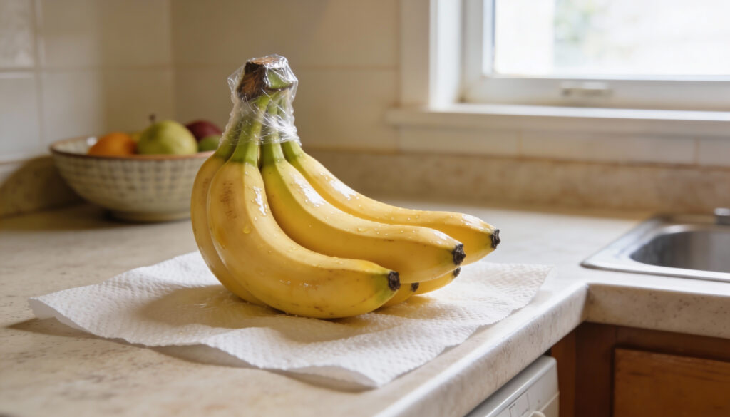 O truque da banana na água por 10 segundos que espanta mosquinhas e evita desperdício na cozinha