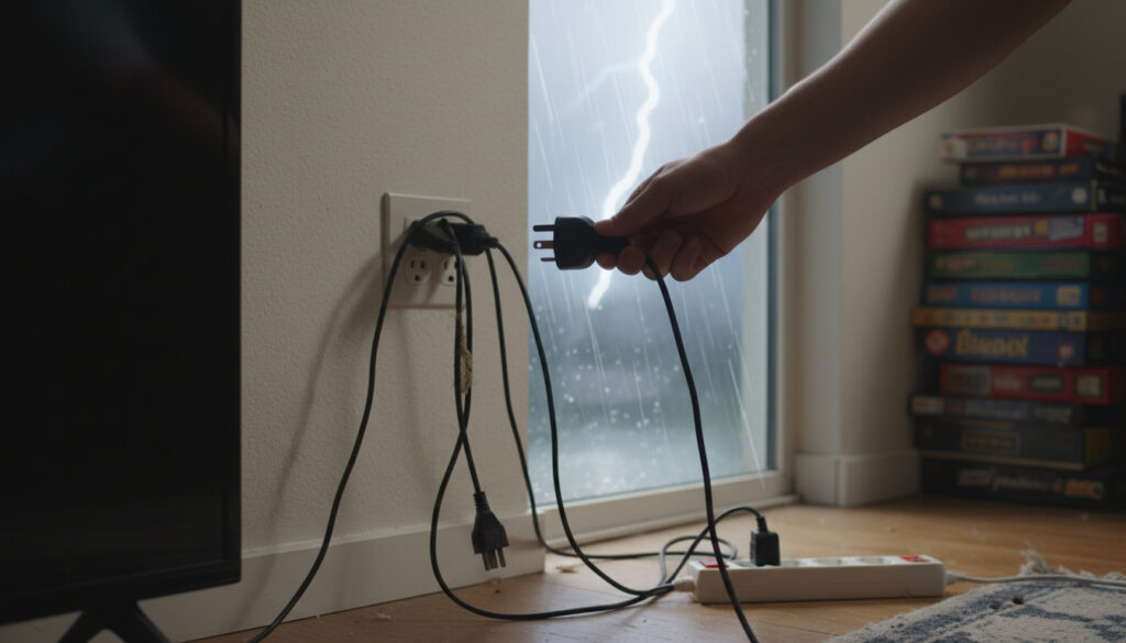 Nem micro-ondas, nem lâmpadas: desligue rapidamente esses aparelhos da tomada em casa durante uma tempestade