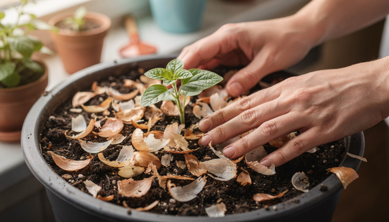 Colocar casca de cebola na terra ao redor das plantas: quais são os benefícios e para que serve