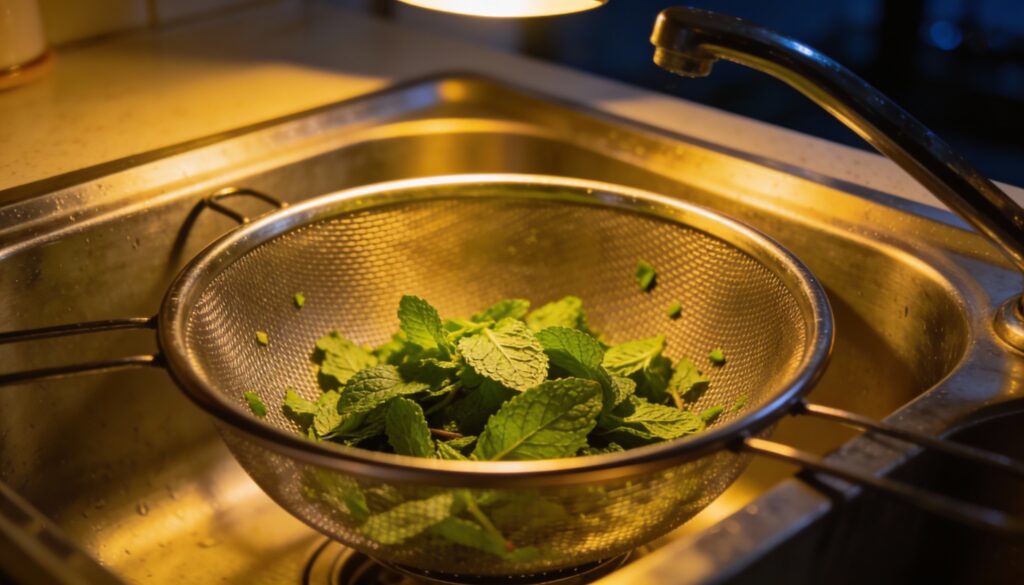 Colocar folhas de hortelã no ralo da pia da cozinha: por que recomendam e para que serve