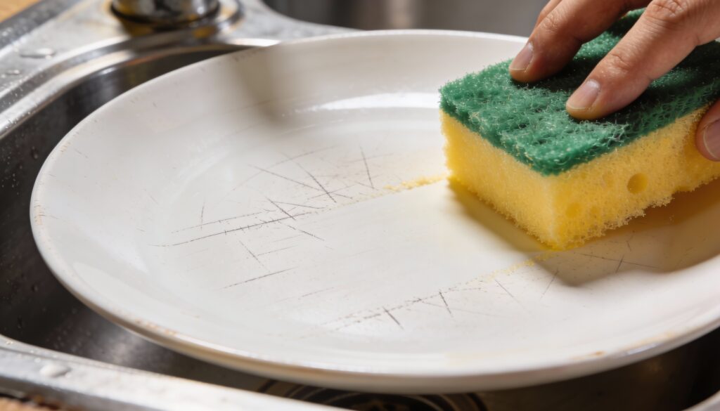 Usar a esponja errada pode riscar suas louças: veja qual cor usar em cada utensílio e evite prejuízos