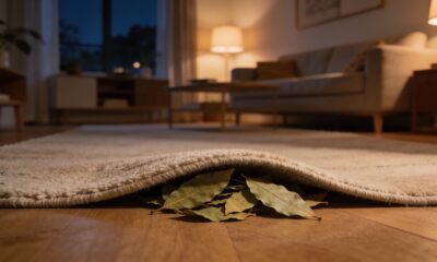 Colocar folha de louro debaixo do tapete à noite: para que serve e por que você deve fazer