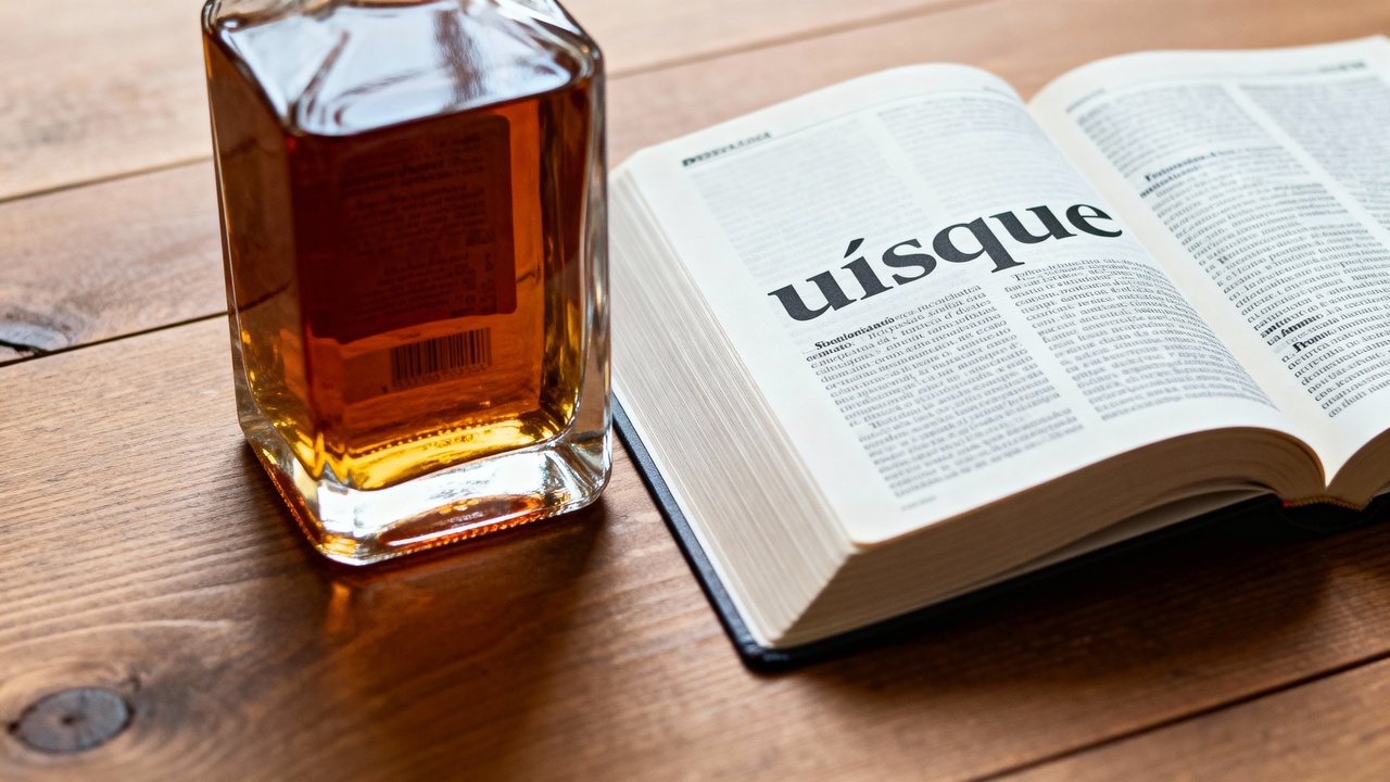 Você escreve "whisky" mas a forma oficial é outra