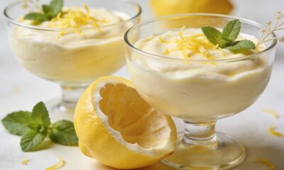 Essa receita de mousse de limão-siciliano cremoso serve para qualquer ocasião