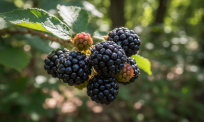 Essa amora-preta começa a produzir mais cedo quando o cuidado é feito do jeito certo