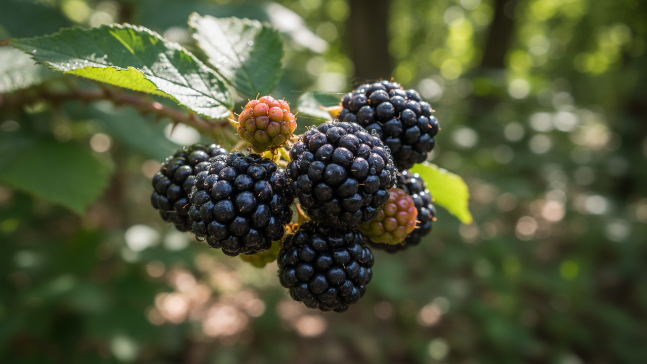 Essa amora-preta começa a produzir mais cedo quando o cuidado é feito do jeito certo