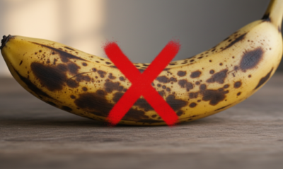 Essa mistura natural ajuda a evitar que a banana escureça rápido