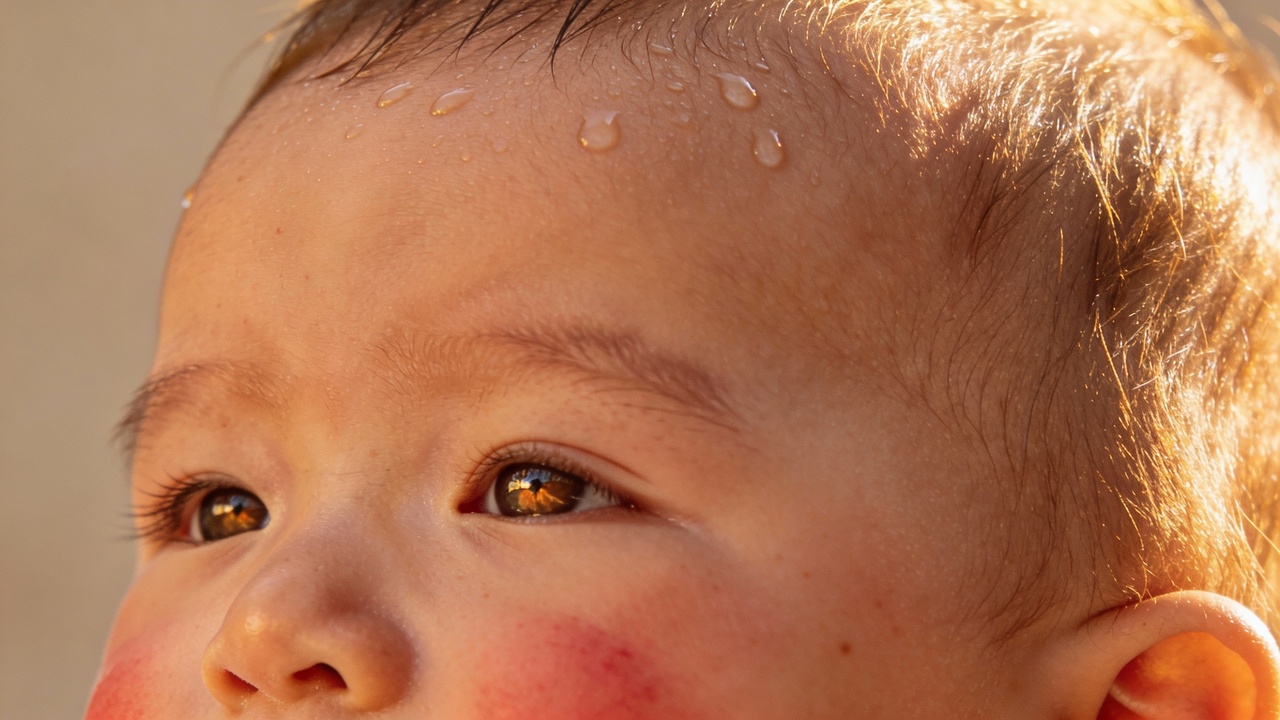 Bebê com a cabeça quente preocupa? Entenda quando é normal e quando observar melhor