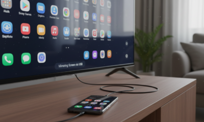 Como conectar o celular na TV usando o cabo USB e espelhar fotos, vídeos e arquivos na tela grande