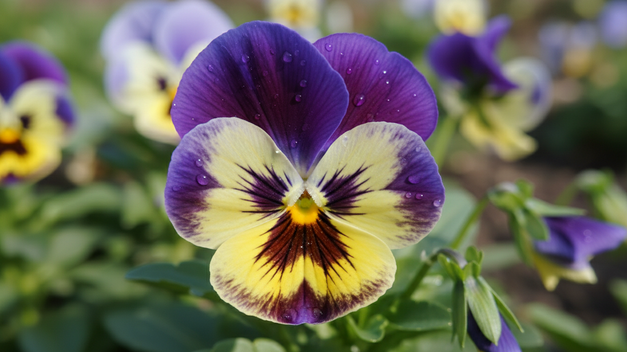 O amor-perfeito que simboliza lembrança constante e carrega sentimentos duradouros