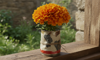 Poucas flores resistem tão bem em vasos improvisados