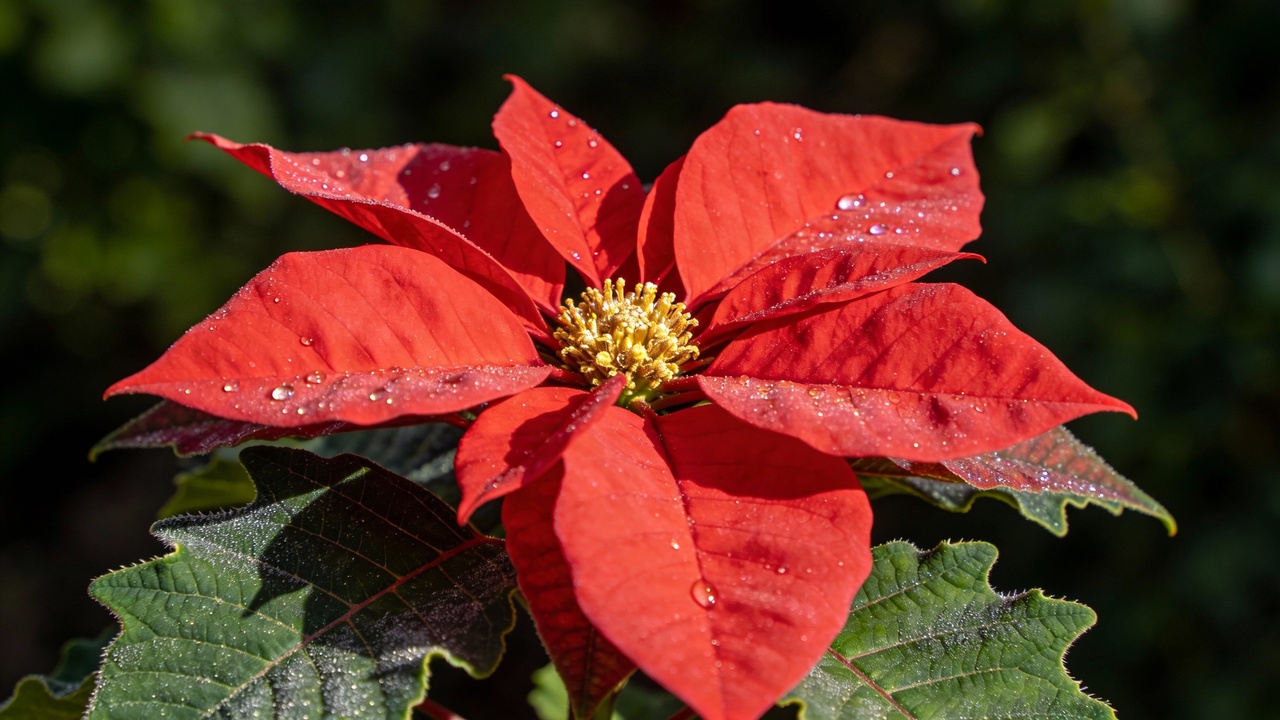 Essa estrela-de-natal brotou depois de meses e me ensinou que nada é em vão