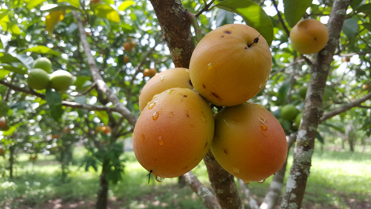 Essa fruta tropical cresce bastante e é ideal para quintais grandes