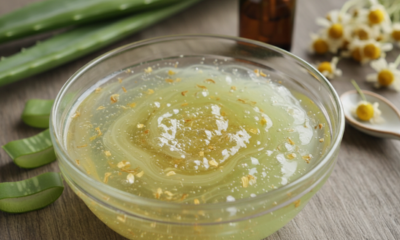 Como a mistura caseira de shampoo de aloe vera e camomila salvou meu cabelo ressecado