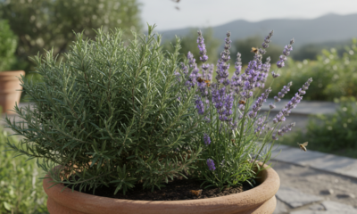 Essas plantas, como alecrim e lavanda, ajudam a afastar mosquitos