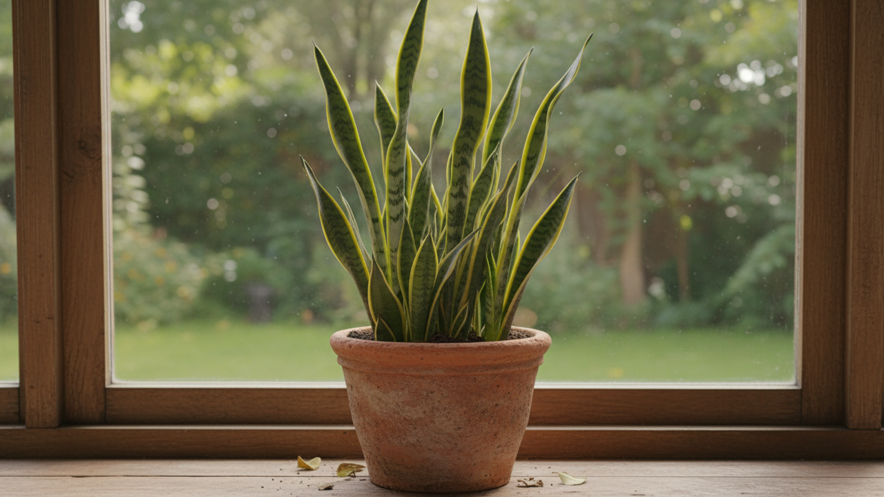 Essa espada-de-santa-bárbara nasceu sozinha e virou meu símbolo de sorte