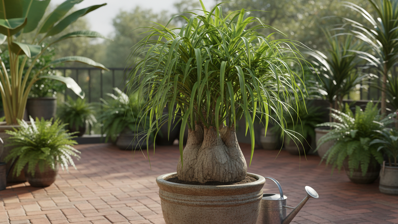 A planta pata de elefante que simboliza estabilidade financeira e segurança