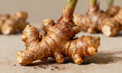 Essa raiz aromática tem gosto de canela e é muito usada em doces e bebidas