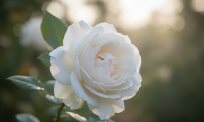 Essa flor branca é associada à leveza e ao equilíbrio do ambiente