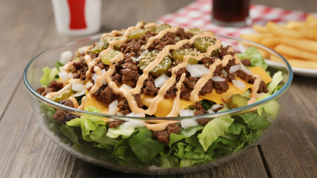 Conheça a salada inspirada no lanche mais famoso dos fast foods