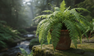 Essa samambaia-americana me ensinou que delicadeza também é força