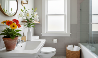 Essas 2 flores deixam o banheiro mais bonito e com cheiro agradável