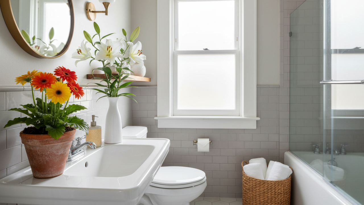 Essas 2 flores deixam o banheiro mais bonito e com cheiro agradável