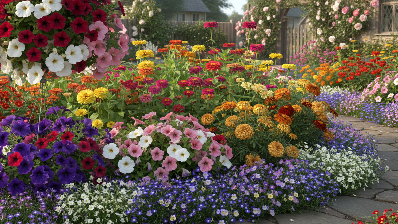 5 flores que crescem rápido e deixam o jardim vibrante em poucas semanas