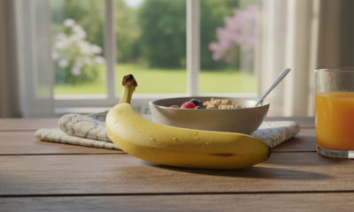 Comer banana pela manhã melhora o humor e dá energia