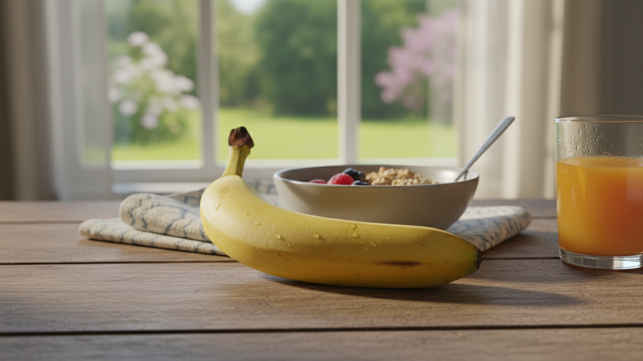 Comer banana pela manhã melhora o humor e dá energia