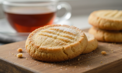 O detalhe na receita que faz o biscoito amanteigado derreter tão rápido na boca