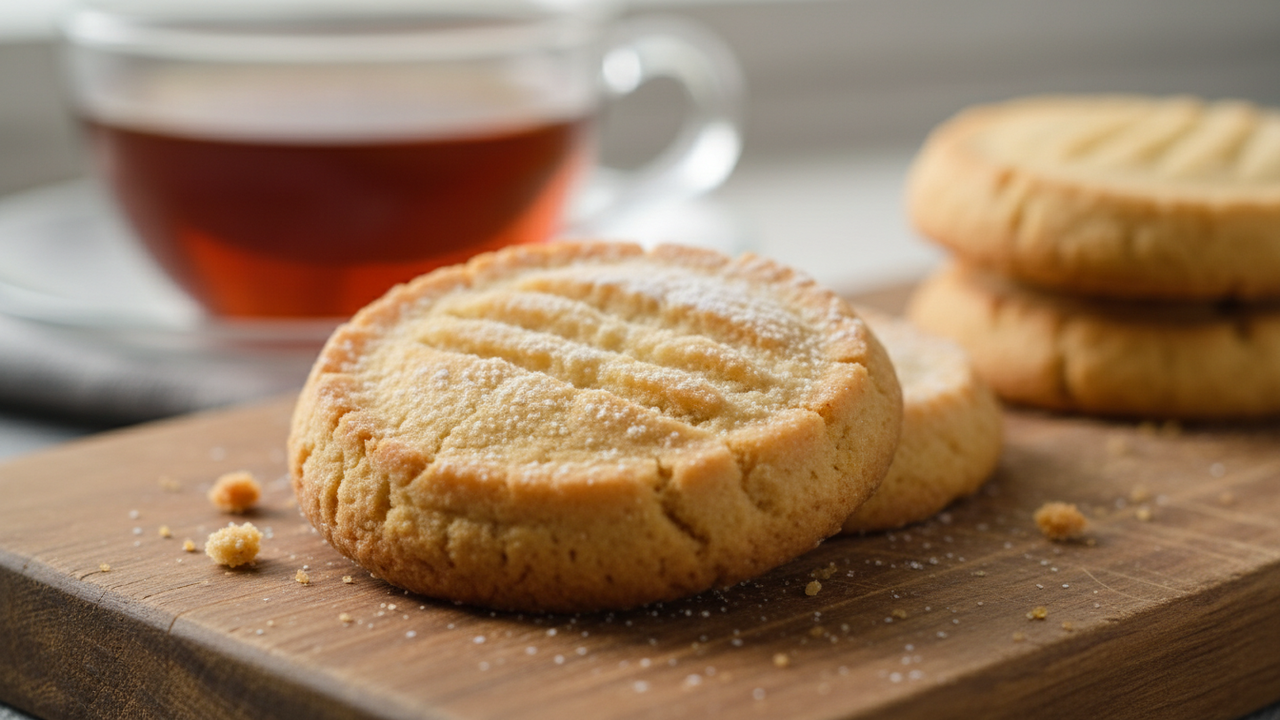 O detalhe na receita que faz o biscoito amanteigado derreter tão rápido na boca