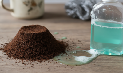 A mistura milagrosa com café que consegue tirar cheiro de alho e peixe dos potes