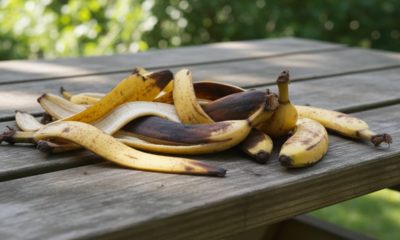 Esse uso da casca de banana ajuda muitas plantas a florescer melhor