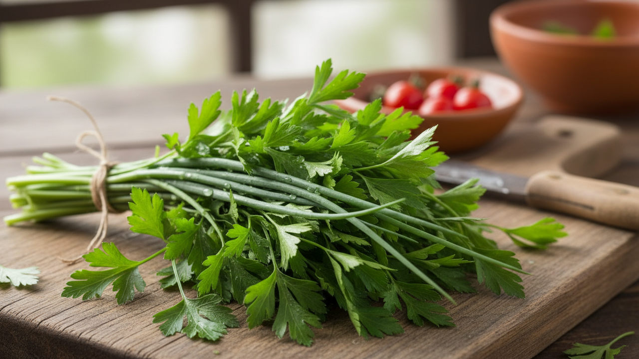 Esse jeito simples de guardar cheiro-verde mantém tudo fresco por semanas