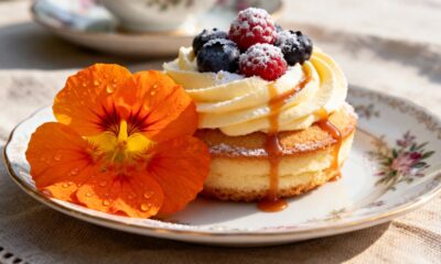 Essa flor tem gosto de maçã e surpreende no uso em sobremesas