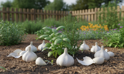 O alho pode afastar pragas da horta de um jeito simples e natural