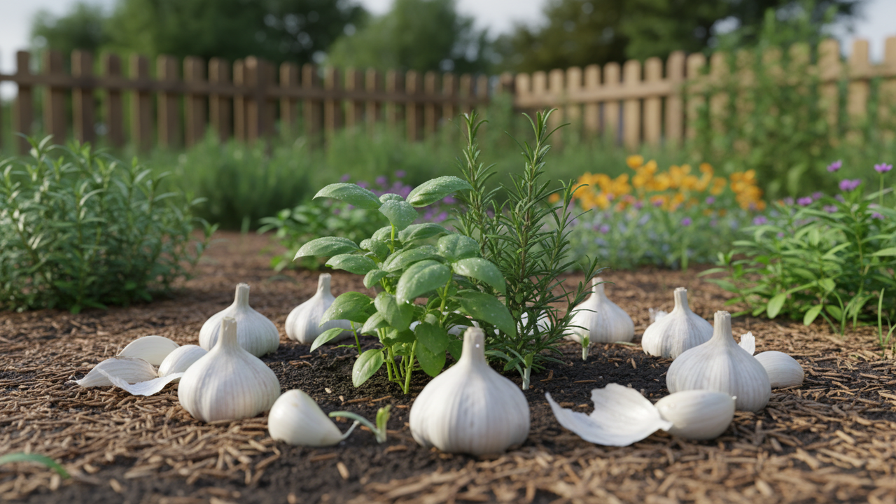O alho pode afastar pragas da horta de um jeito simples e natural