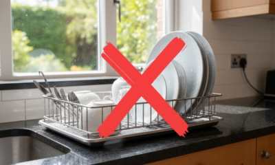 Adeus escorredor de pratos tradicional: o novo "queridinho" libera espaço e organiza a cozinha