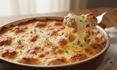 Aprenda a fazer esse frango gratinado com requeijão cremoso por dentro e crocante por fora