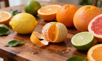 Por que frutas cítricas têm cascas grossas e um interior tão diferente