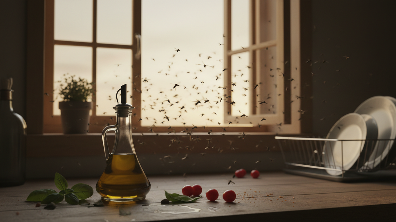 Adeus inseticida: como eliminar os mosquitos de casa usando azeite e itens da cozinha