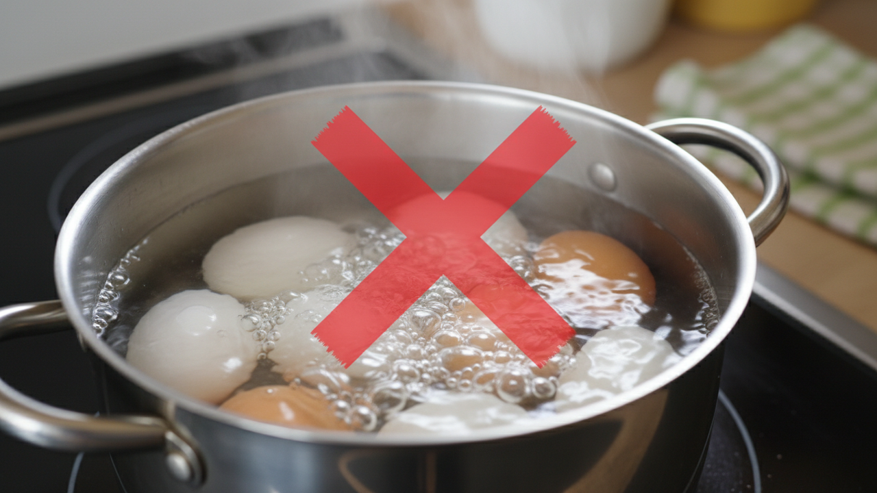 Não cozinhe mais ovos de galinha em água, esse novo método é muito mais prático