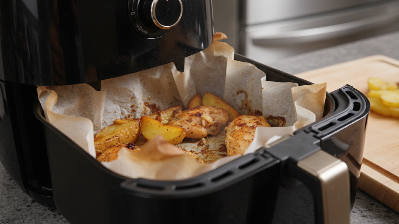 Papel manteiga na airfryer: por que isso pode não ser uma boa ideia