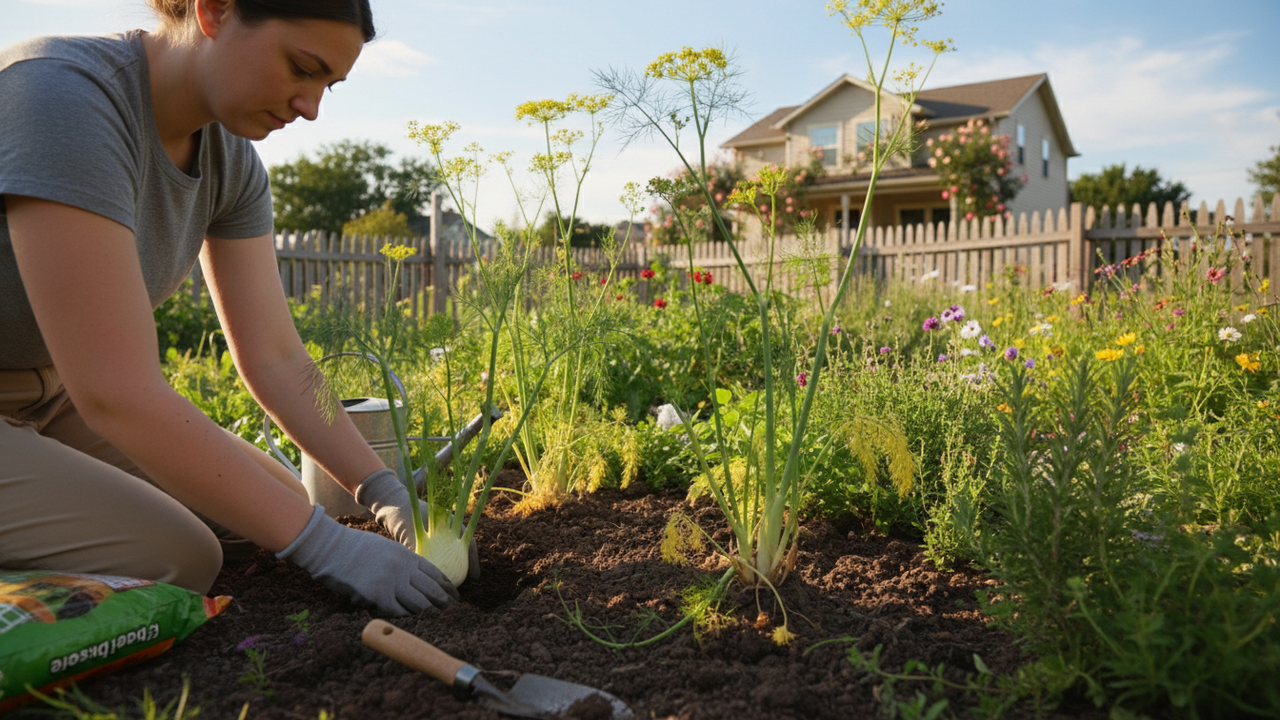 Plantar erva-doce no quintal ajuda a atrair abelhas e deixa o espaço mais vivo